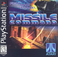 Missile Command Playstation US box art